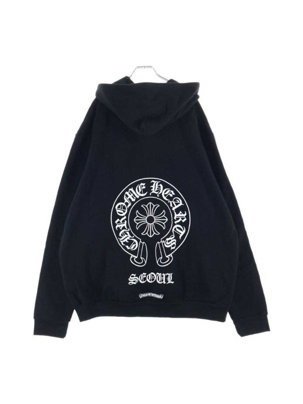 Chrome Hearts Sweatshirt HD Zip Seoul Limited Back Horseshoe Print Zip Hoodie